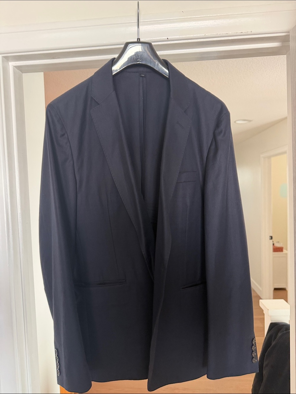 J. Crew Men's Navy Single-Breasted Blazer